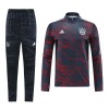 Tréninkový Mikina Bayern Mnichov Quarter Zip Gray 2022-23 pro Muži